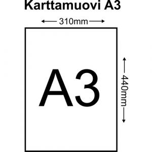 Karttamuovi A3 10 kpl